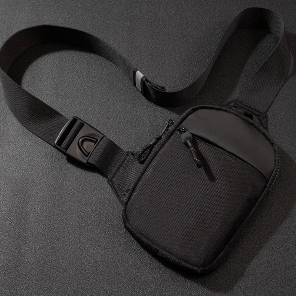 Mini Crossbody Bag for Men with Stainless Steel Lock RFID Anti-Theft Mobile Phone Single Shoulder Bag handbags Fashionable 2026