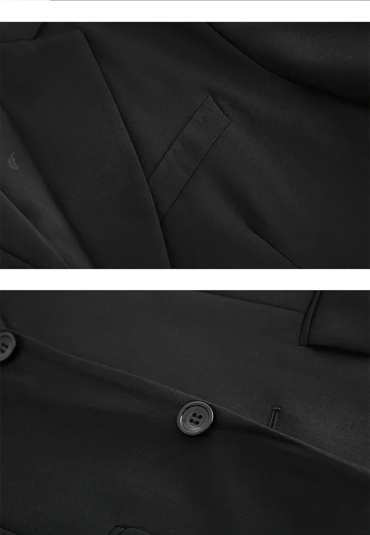 S-7XL Suit New (Blazer+ Vest + Pants) Korean Version of Slim-fit Work Clothes Fashion Business Men Casual Wedding Gentleman Suit