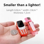 SERVO BM10 Mini Mobile Phone 2 SIM Card Bluetooth Earphone Voice Changer Dialer Low Radiation Sound Recording Small Cellphone
