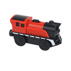 Kid Magnetic Electric Train Car Locomotive Wooden Track Slot Diecast Railway With Two Carriages Train Wood Toy Biro Leduo Track