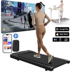 300lbs Treadmill for Home 2.5HP Treadmills Walking Pad LCD Digital Data Display 2in1 Walking Running Fitness Exercise Machine