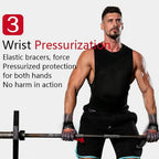 1pair Adjustable Wrist Wrap, Elastic Wrist Guard, Wrist Protection Band For Weight Lifting, Crossfit, Powerlifting, Strength Tra