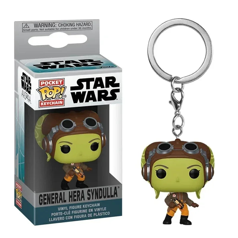 2026 Funko Keychains Ranger Red Blue Pink Minion Kevin Otto Stuart Spider Spot Vash Ahsoka Inuyasha Homer Sam Sally Figure Toys