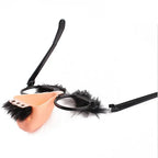 Big Nose Glasses with Eyebrows Mustache Silly Funny Photo Props Halloween Party Eyeglasses Novelty Prank for Birthday Parties