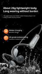 Original ERAZER XF22 Earphone Bluetooth 5.4 Sports Wireless Headphones Bone Conduction Headsets with Mic Neckband headphones