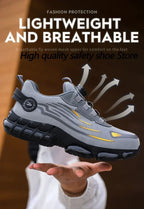 Men's Safety Shoes Protection And Elastic Safety Boots Fashionable Casual Shoes Breathable Odor Protection Men's Work Shoes