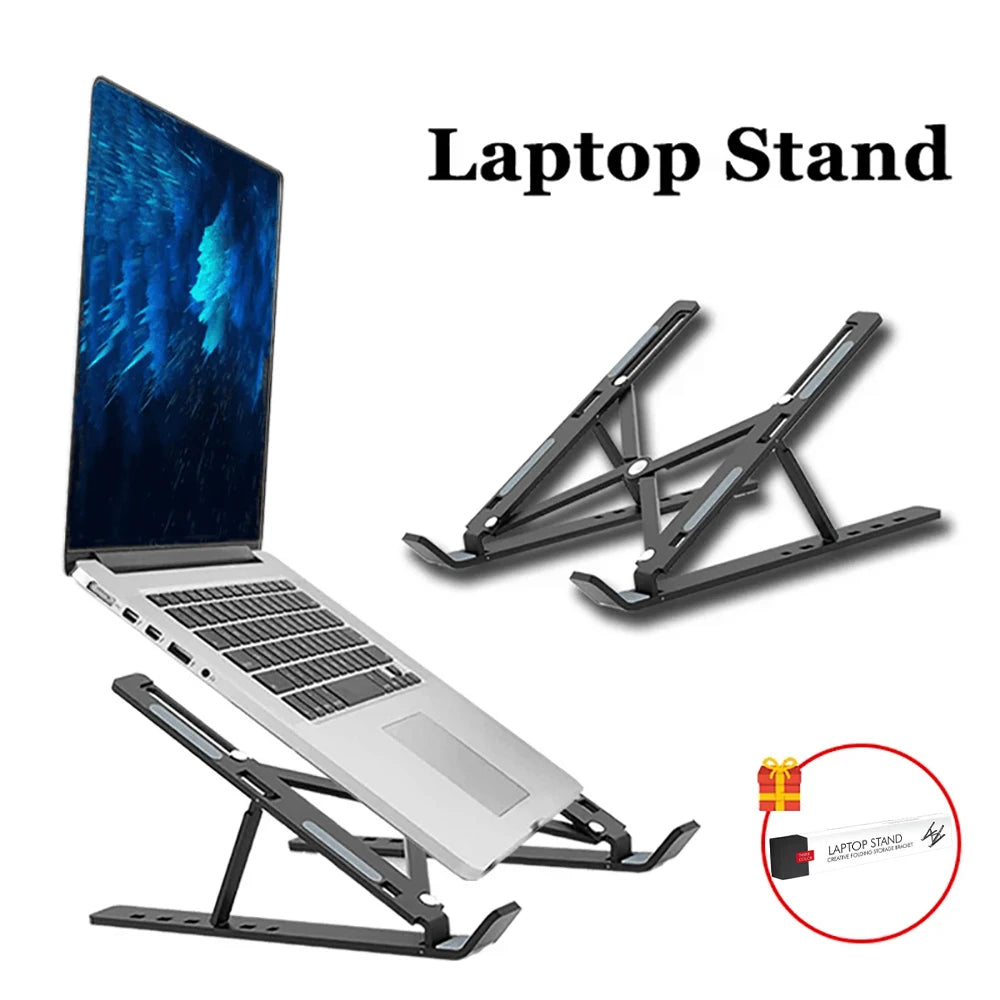 Foldable Laptop Stand Portable Adjustable Notebook Bracket Computer Monitor Holder For Macbook Air iPad Tablets Base Accessories