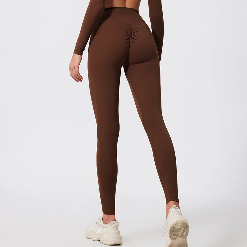 New Summer High Waist Sport Legging Women Stretch Gym Pants Women Running Workout Leggings Female Soft Tights Push Up Yoga Pants