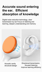 Air Conduction Stereo Headphones Kids Open Ear Bluetooth6.0 Earphones  Wireless Learning Noise Reduction Music Headset Earhook