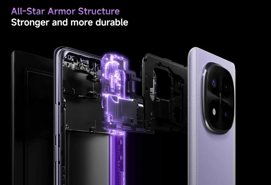 Xiaomi Redmi Note 14 Pro+ 5G Snapdragon® 7s Gen 3 IP68 Water & Dust 6.67” AMOLED display 1.5K 120Hz 5110mAh 120W 200MP Camera