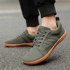 FANCYLEE Classic Women's GAT Barefoot Sneakers Retro Suede Minimalist Walking Shoes Wide Fit Zero Drop Casual Shoes Size 36-41