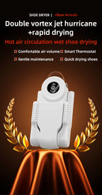 New 150W High Power Foldable Electric Shoe Dryer with Intelligent Timer Fast Drying Socks Glove Boot Heater Household Shoe Dryer