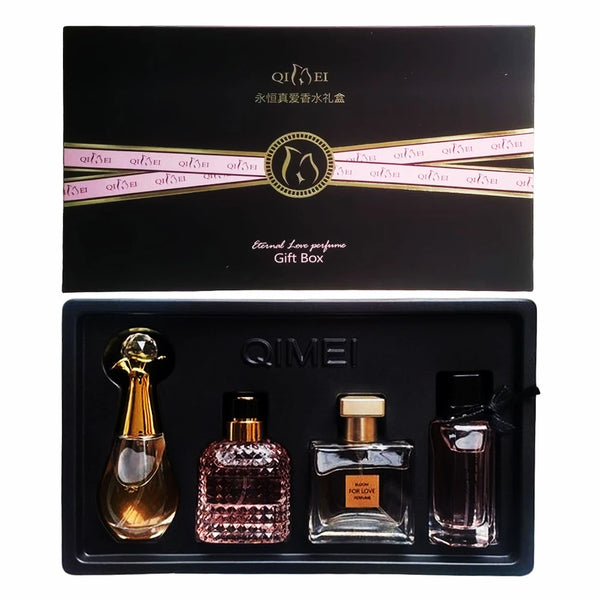 Luxury Brand Perfume Women духи Eau De Parfum Femme Gift Box 4Pcs Set 100ml Perfumes De Mujer Natural Floral Fragrance Spray