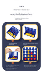Four In A Row Bingo Chess Connect Classic Family Board Game Toys Fun Educational Toy for Kids Children Entertainment Game