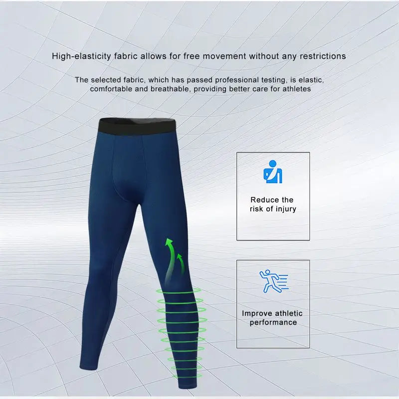 Kids' Sports Compression Set - Quick-Dry Breathable Activewear for Boys & Girls, Stretchy Running Outfit
