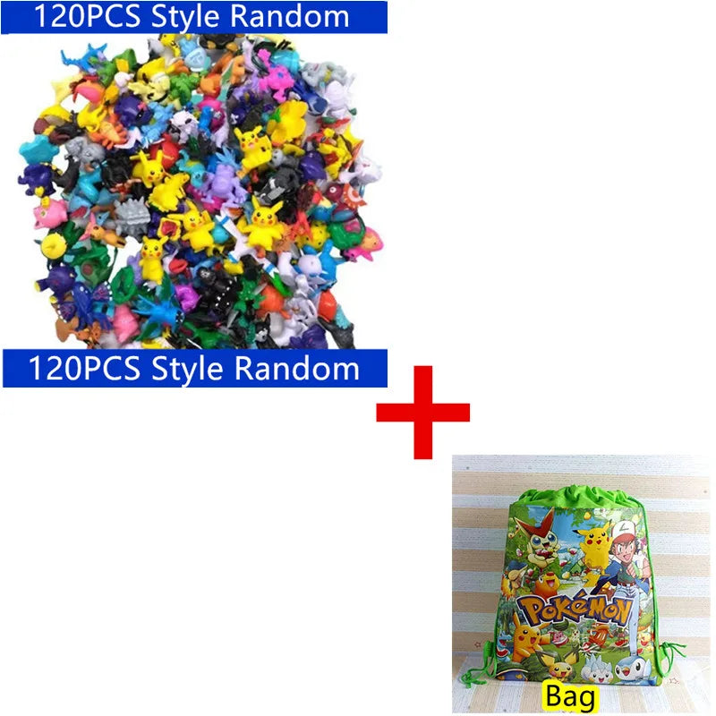144 Style Anime  Action Figure Model Pokemon Figure Toys Ornamental Decoration Collect Toys For Children's Christmas Gift
