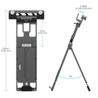 UPERFECT UStand Air Floating Stacked Portable Monitor Stand for Flexible Dual-Screen Setup Adjustable Aluminum Clamp For Laptop