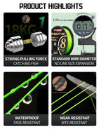 OBSEQUIO 8 Strand Braided Fishing Line 100/150/200M X8 PE Line fishing accessories For fishing equipment carp Braid Wire