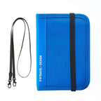 RFID Travel Wallet Passport Holder Credit Card Organizer Zipper Pouch Document Organizer Anti Theft Travel Accessories