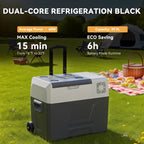 30L 35L 40L 45L 50L 55L Car Refrigerator DC 12V/24V Car Freezer Fridge -4℉~68℉ RV Portable Compressor Cooler Camping Travel