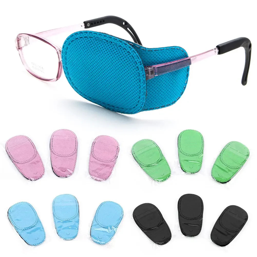 6Pcs Children Amblyopia Eye Patche Treating Strabismus Glasses Therapy Kids Corrective Vision Eye Health Care Eyewear Accessorie