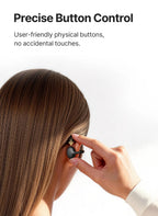 Baseus Bowie MC2 AIR Clip-on TWS Earbuds Ear Clips Wireless Earphones Bluetooth 6.0   Open earrings 4 Mic ENC Sports Headphone