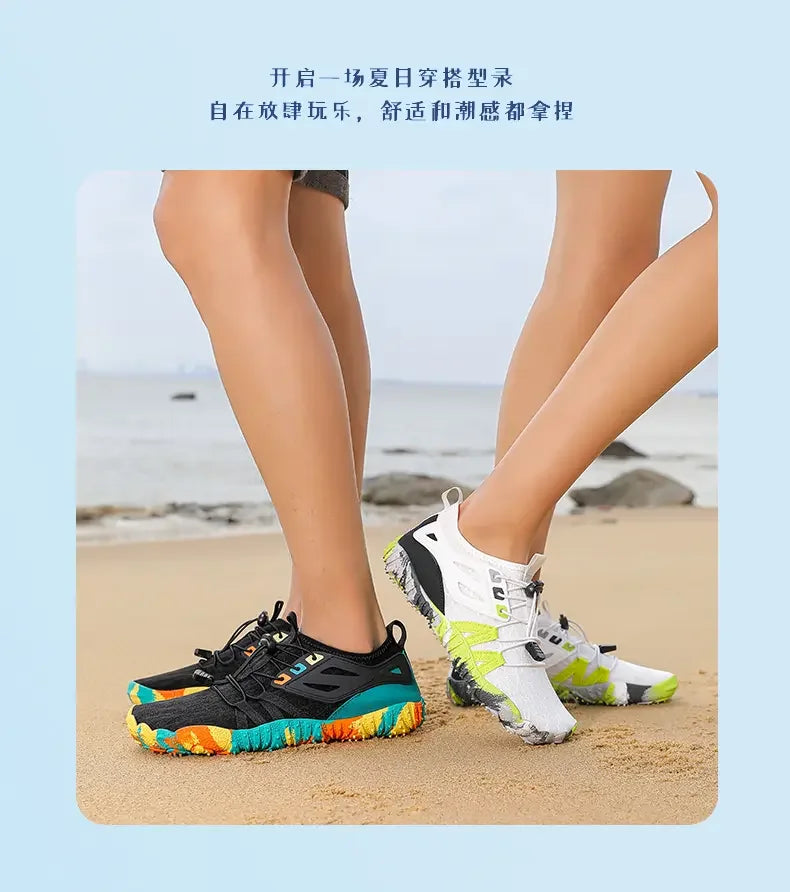 Men's Summer Water Wading Hiking Shoes 2025 Outdoor Women's Sports Shoes Breathable Fast Drying Anti Slip Hiking Beach Barefoot