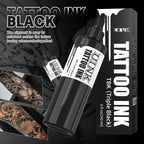DQFART 240ml Triple Black/Withe Professional Tattoo Ink For Permanent Semi-permanent Skin Body Art Pigment Tattoo Supplies