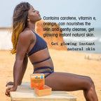 AILKE Pure Carrot Anti-Oxidation Serum Soap, Whitening, Clean Stains, Skin Brightening Soap Bar, With Vitamin C, For Body, Face