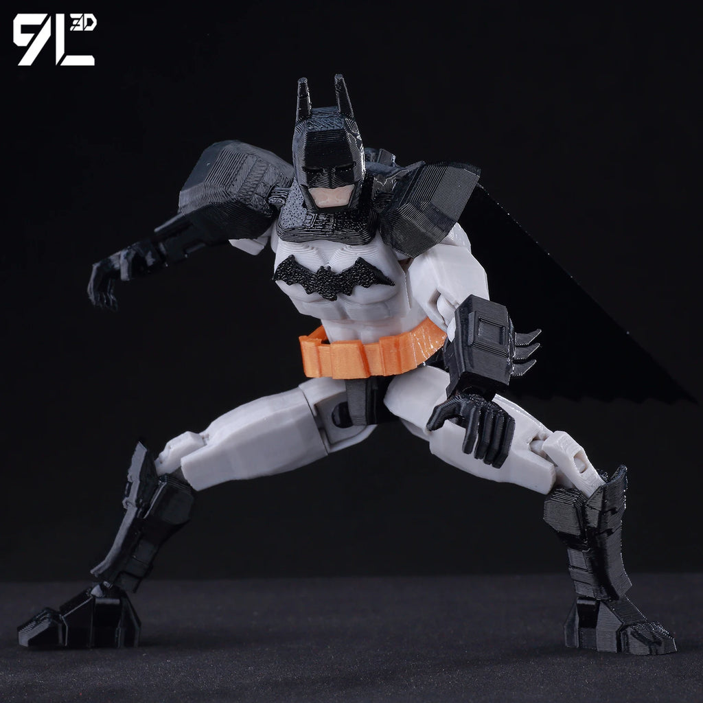 9L3D Printed Deadpool Wolverine Batman Spider-Man Venom Action Figures Dummy13 Lucky13 T13  Anime Model Toys Collectors Gifts