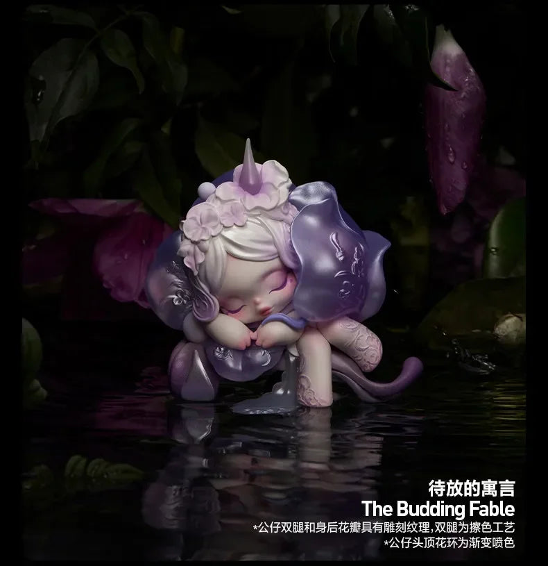 POP MART SKULLPANDA Petals In Four Acts Series Mystery Box Genuine Blind Box Guess Toys Bag Ornament Figurine Home Decor Desktop