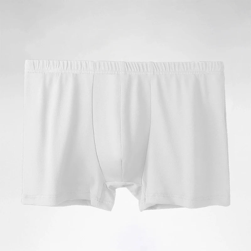 Men's Underwear 100% Cotton Boxer Briefs Summer Large Size Thin Breathable Comfort Underwear Sports Boys Boxer Briefs