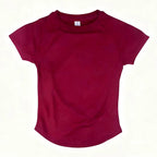 Short Sleeve Gym Top Women Clothes Yoga Top Seamless Sports Shirt Light Weight Fitness Workout Tee Sports Tops Active Wear Femme