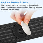 VELPEAU Baby Belly Hernia Belt with 3 Compression Pads, Umbilical Hernia Band Belly Button Abdominal Binder for Infant Newborn