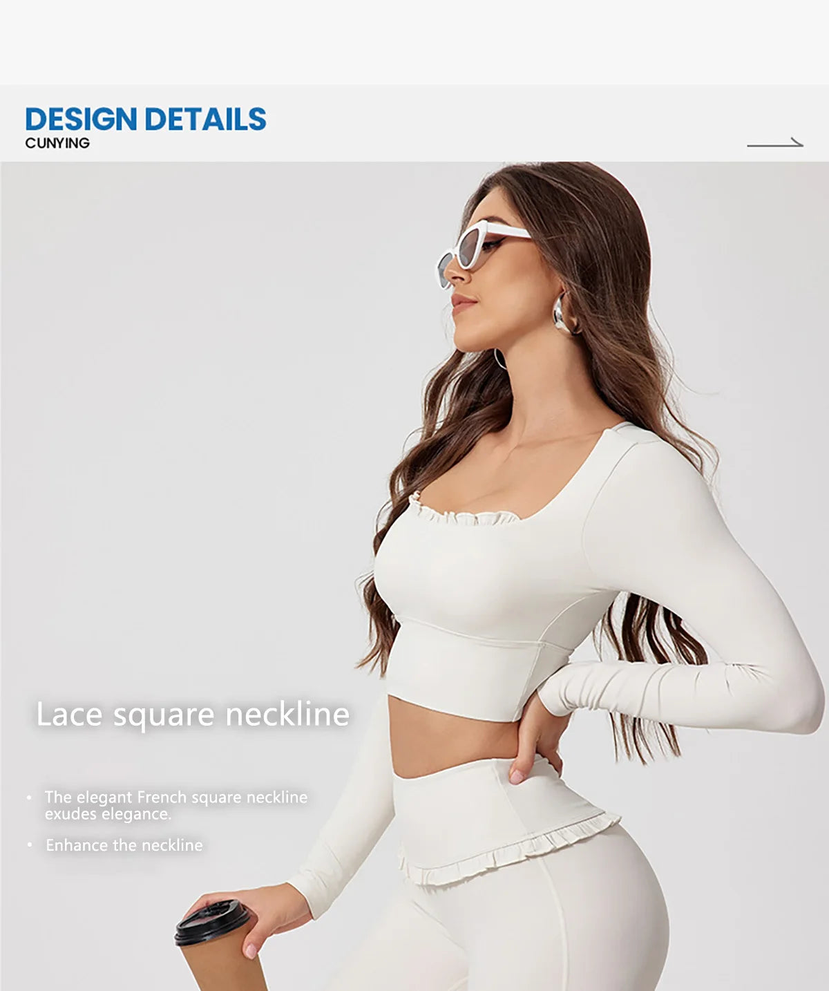 New Summer 2Pcs Women Gym Yoga Female Outfit Outdoor Sports Quick-Dry Long-Sleeved Shirt Set Woman Two-Piece Suit Sportswear