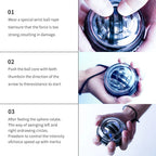 LED Wrist Power Trainer Ball Self-starting Gyro Wrist Hand Ball Arm Hand Muscle Force Fitness Exercise Equipment Strengthener