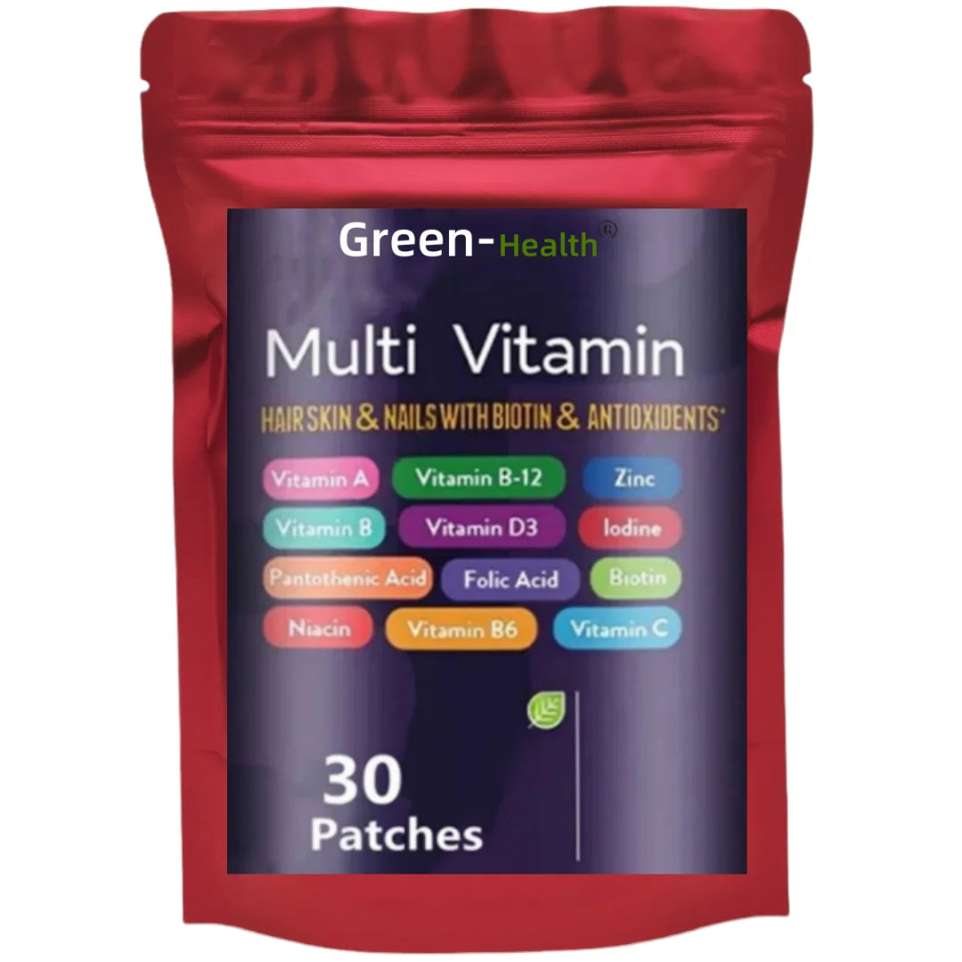 Multivitamin Patches - Packed with Vitamins & Minerals, Boosts Energy, Supports Immune System, Offers Antioxidant Benefits. Main image