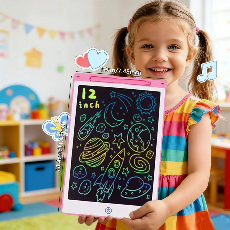 8.5/10/12inch LCD writing board drawing tablet Doodle Blackboard kids counting learning toys  birthday gift travel activity game