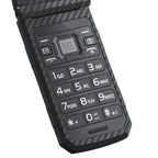 UNIWA X29 GSM Flip Phone 2.8 Inch Double Screen Dual SIM Big Font Big Button For Senior 2000mAh Wireless Radio  Russian Keyboard