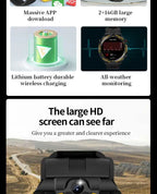 2026 New Smartwatch, Wireless Call, AI Voice, 40+ Sports Modes, Outdoor Fitness, Long Battery, Music & Message Alert, Unisex Gif