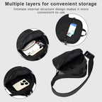 Mini Chest Bag for Men Women Casual Sling Shoulder Crossbody Pack Nylon Waterproof for Outdoor Running Cycling Travel Phone 2026