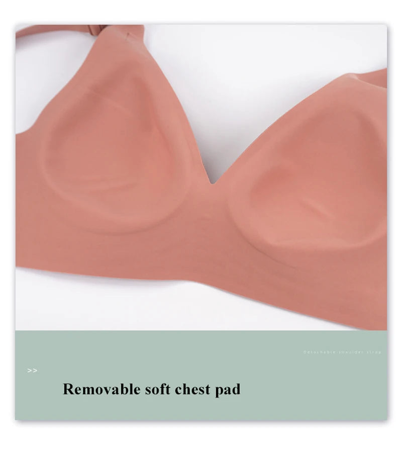 Sexy Seamless Bra Wire Free Brassiere Adjustable Wireless Bras Women Underwear Female Push Up Padded Bralette Lingerie Intimates