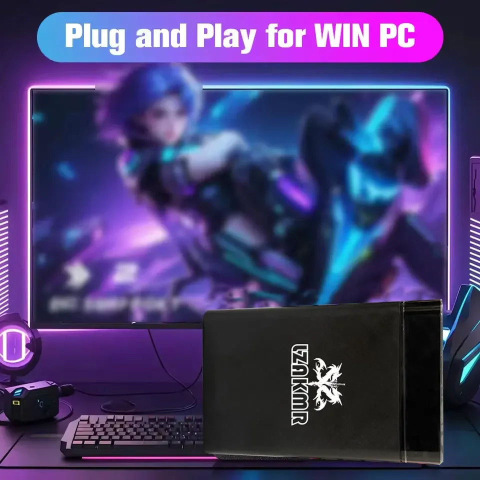 1TB For PS4/Xbox/PS3/PS2/PS1 Launchbox & RetroBat & Playnite System 3-in-1 Game HDD with AAA &3D & Retro Games