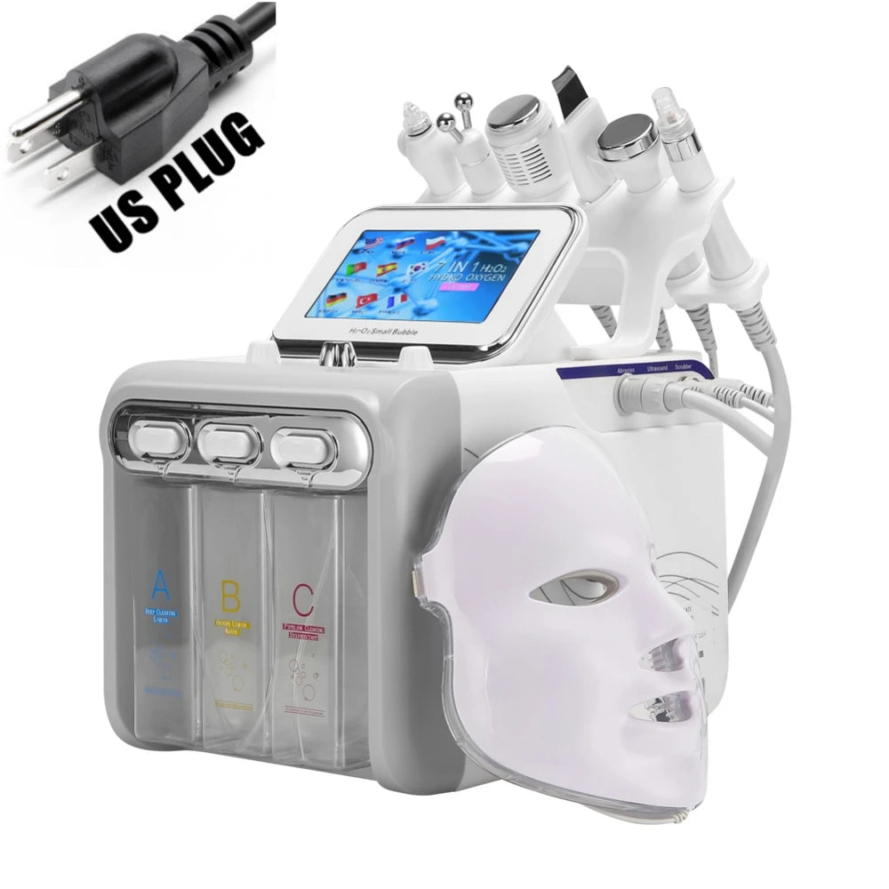 New 7In 1 Water Dermabrasion Machine Deep Cleansing Machine Water Jet Hydro Diamond Facial Clean Dead Skin Removal For Salon Use