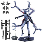 T13 Action Figure 3D Printed Multi-Jointed Movable Titan 13 Lucky Dummy Nova Robot Action Figure Desktop Assembly Completed Gift