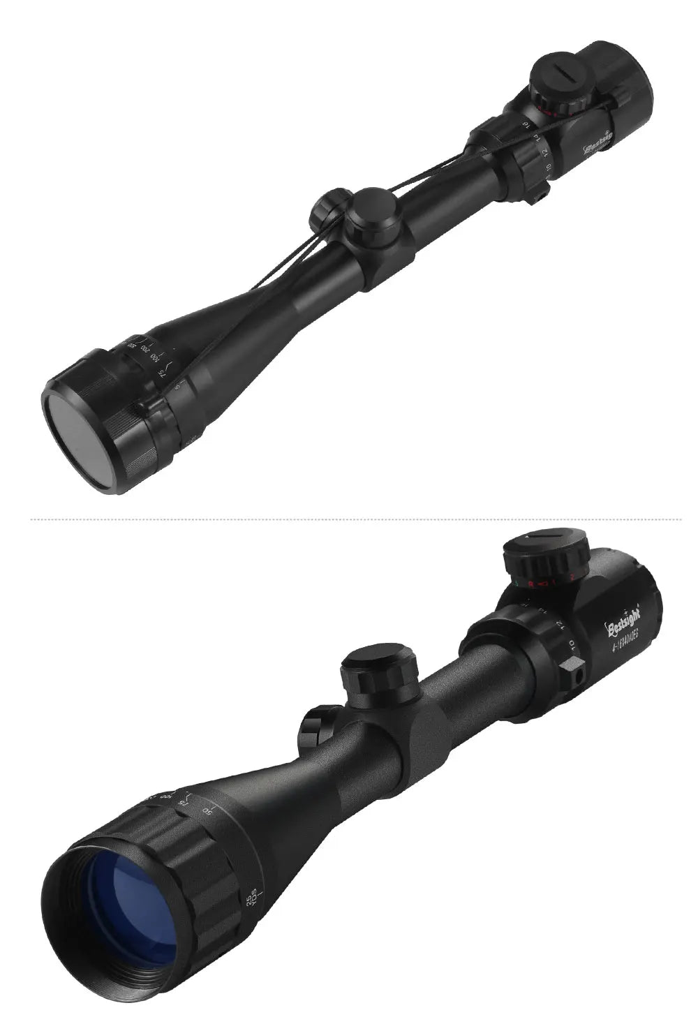 4-16X40 AOEG Scopes Red and Green Illuminated Hunting Scopes Tactical Optical Scope Airsoft Sight