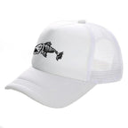 Men Outdoor Fishing Cap Fishing Hat Trucker Caps Hunting Has Fish Bones Snapback Hat MZ-495