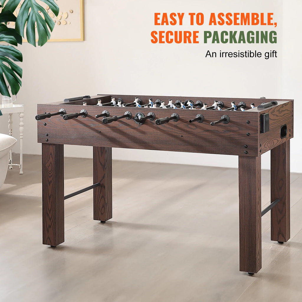 SucceBuy 55inch Foosball Table  Standard Size Foosball Table Indoor Full Size Foosball Table for Home, Family, and Game Room