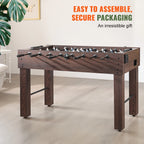 SucceBuy 55inch Foosball Table  Standard Size Foosball Table Indoor Full Size Foosball Table for Home, Family, and Game Room