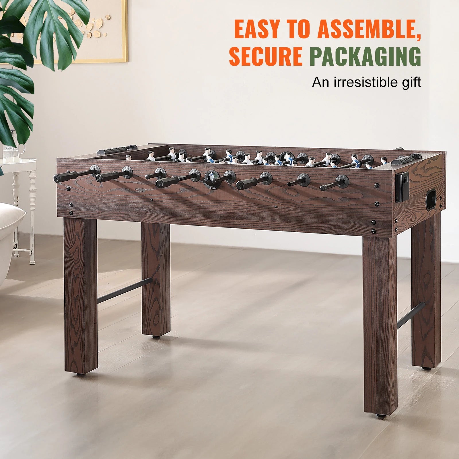 SucceBuy 55inch Foosball Table  Standard Size Foosball Table Indoor Full Size Foosball Table for Home, Family, and Game Room